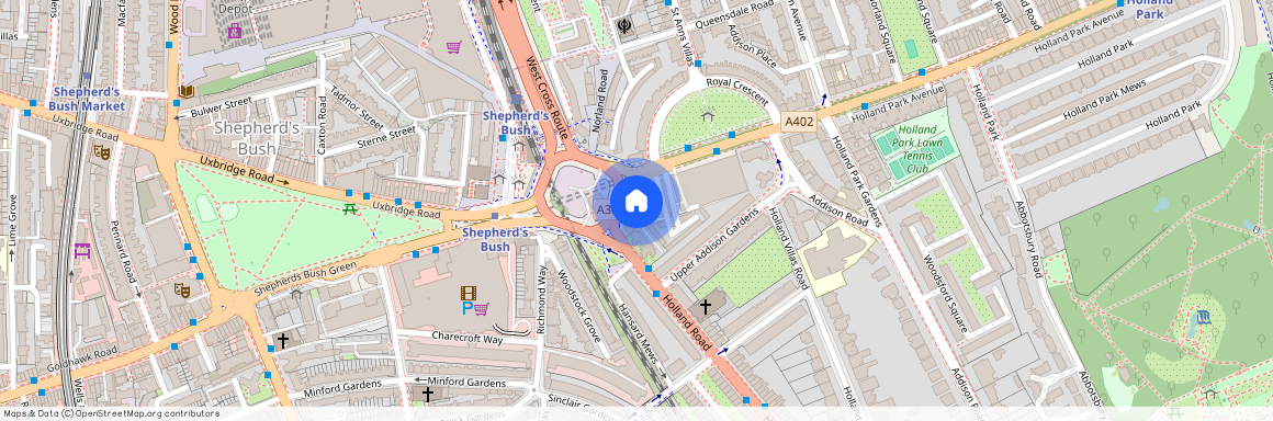 Holland Park Avenue, Holland Park, London, Royal Borough of Kensington and Chelsea, W11