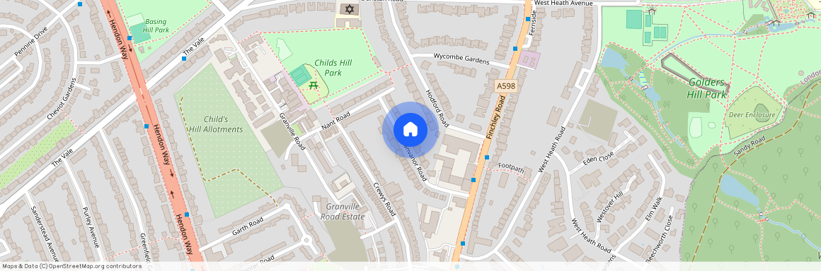 Llanvanor Road, Childs Hill, NW2