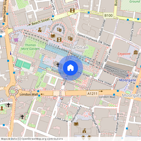 Wood Street, Barbican, London, EC2Y