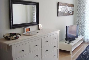 For long-term rent: apartment in Javea, Golden Garden urbanization, with 2 bedrooms and a pool.