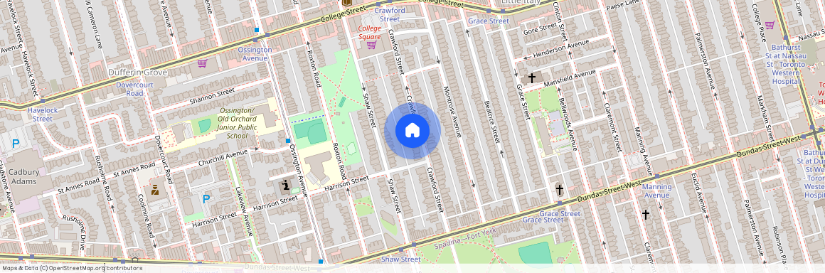 334 Crawford Street Unit# Main, Toronto