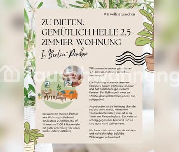 TAUSCHWOHNUNG Gemütlich helle 2,5-Zimmer-Wohnung in Berlin-Pankow - Photo 5