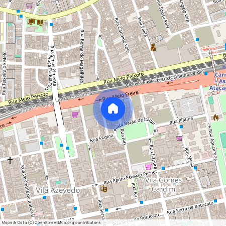 Rua Airi, 72, Tatuapé, São Paulo - SP, 03310-010, Brazil