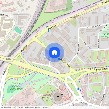 ul. Botaniczna, Centrum, Białystok, podlaskie