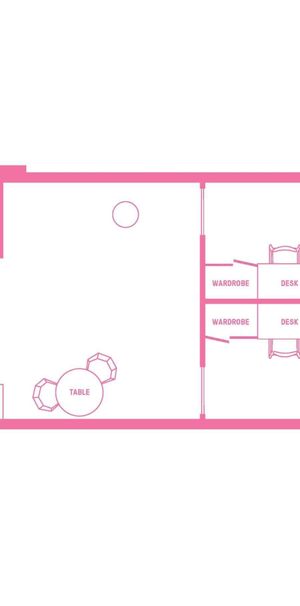 2 Bedroom Shared Bathroom, Double Bed - Photo 1