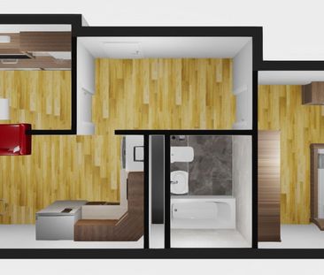 2-Raum-Wohnung mit Balkon - Photo 1
