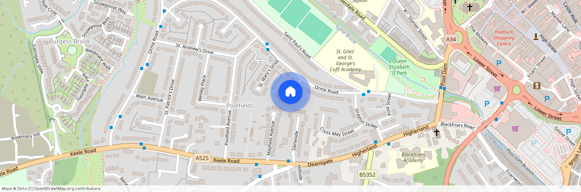 St. Georges Road, Newcastle-Under-Lyme ST5