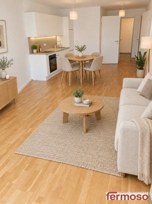 Neuwertige 2-Zi Wohnung mit Balkon und Stadtblick in 1100 Wien – Miete 999 € - Photo 1
