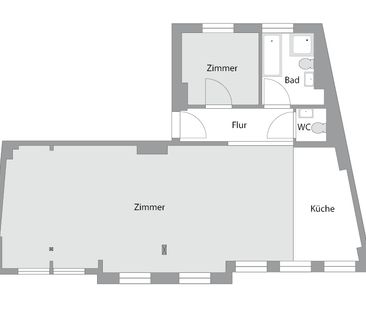 Loft gewünscht? Das besondere Wohngefühl unweit der Saale! 1,5 Zimm... - Photo 1