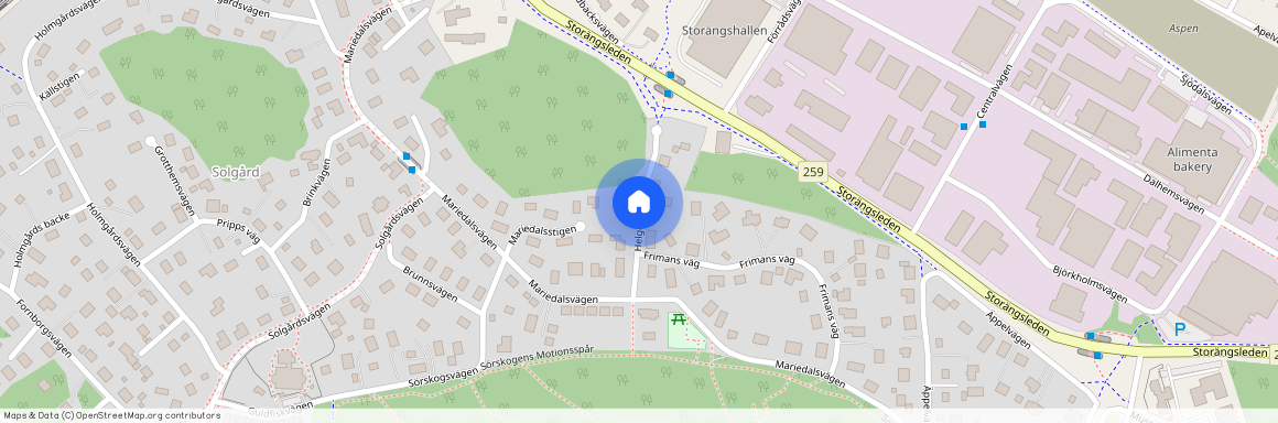 Helgedalsvägen, Huddinge