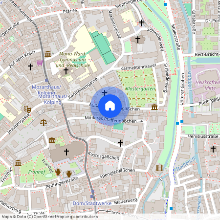 Äußeres Pfaffengäßchen 18, 86152 Bayern - Augsburg