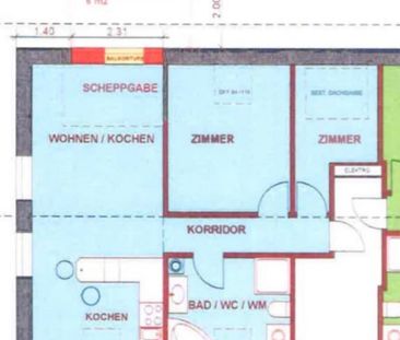 3.5 Zimmer, 69 m², 4. Stock - Foto 5