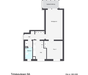 Tröskevägen 9A, Eslöv Centrum - Photo 2
