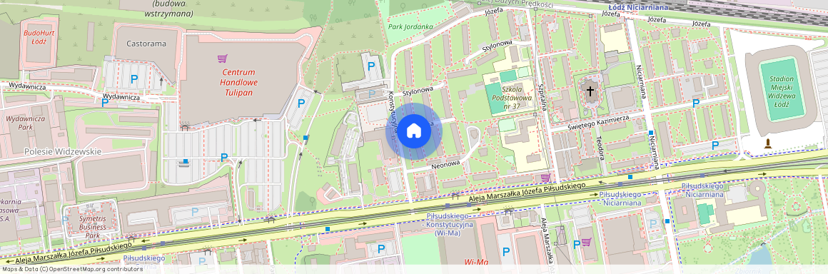 ul. Konstytucyjna 44, Stary Widzew, Widzew, Łódź, łódzkie