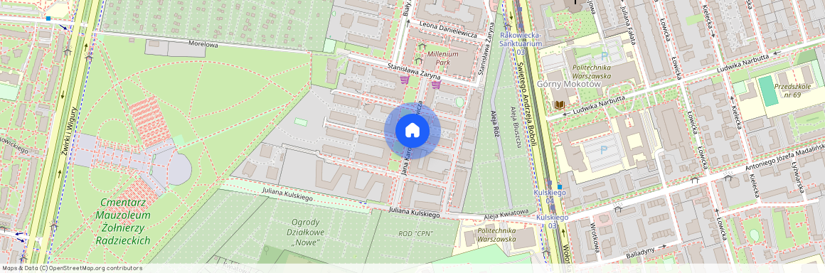 ul. Jana Karola Chodkiewicza, Wyględów, Mokotów, Warszawa, mazowieckie