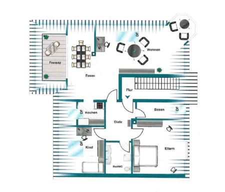 Lichtdurchflutete Dachgeschosswohnung mit Loggia in Pachten - Foto 2