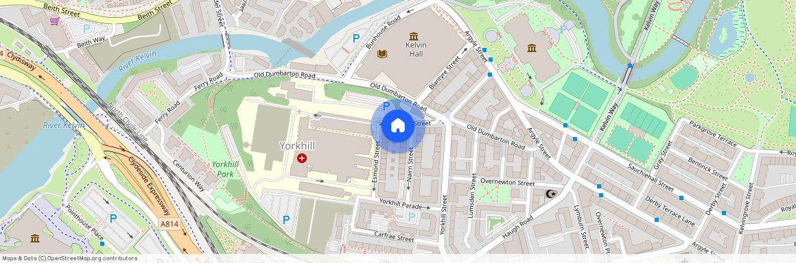 U/F 1st floor One bed @ Dalnair St, G3