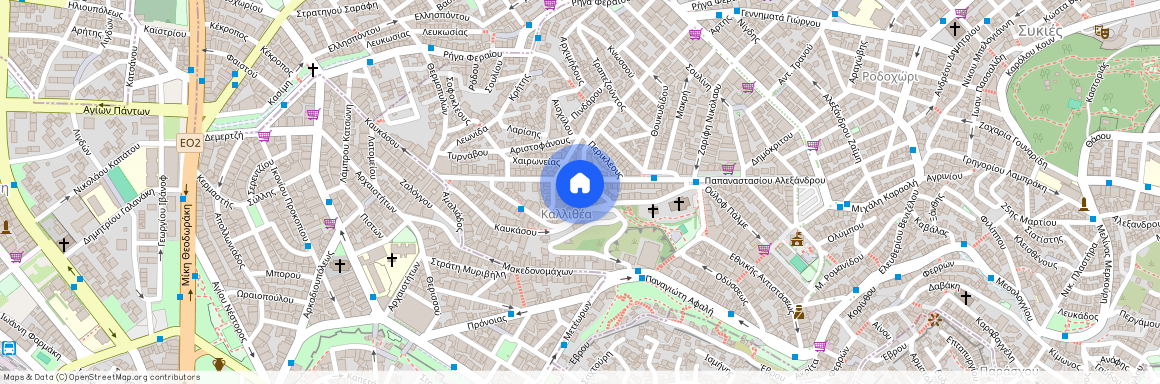 Ευριπίδου 7, 566 25, Συκιές (566 25), Καλλιθέα - Άγιοι Θεόδωροι (Συκιές)