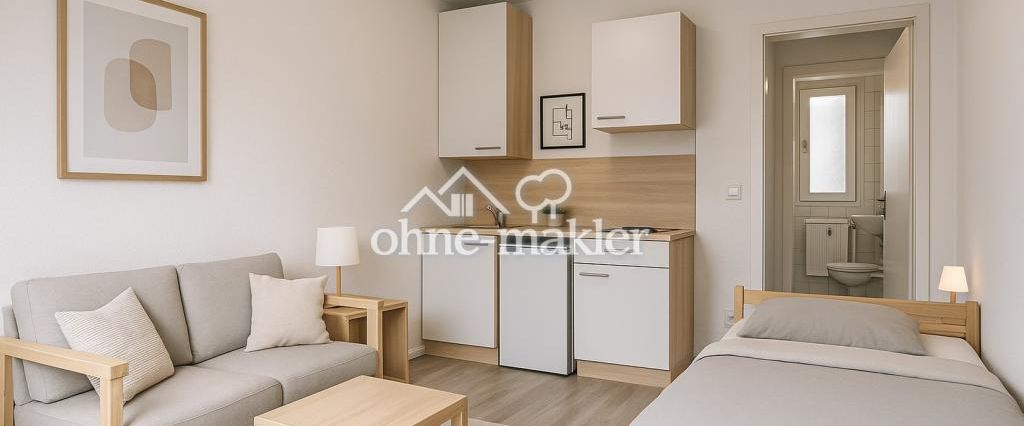 17 m² Apartment in direkter Umgebung zur TU Darmstadt - Photo 1