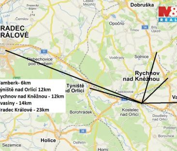 Pronájem bytu 1+kk v Kostelci nad Orlicí, ul. Mánesova - Фото 4