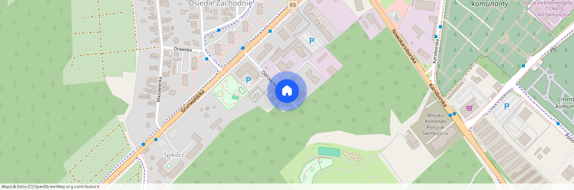 ul. Odrowców, Świnoujście, zachodniopomorskie