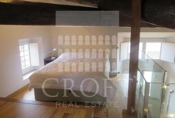 Center-Pantheon: Beautiful fully furnihed modern 1 bedroom, 2 bath loft in Historic building. Quiet, bright, parquet floors, high ceilings, air conditioning, close to services. # 2264