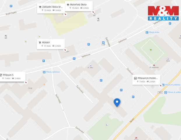 Pronájem bytu 2+1 47 m², Čechovská 68, Příbram - Photo 1