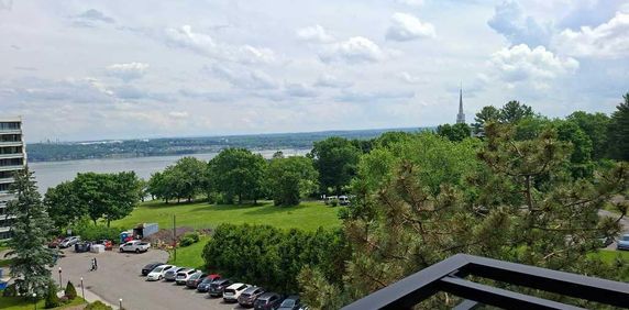 Grand 4.5, chauffé, éclairé, VUE SUR LE FLEUVE, Entre l’université & vieux Québec - Photo 2