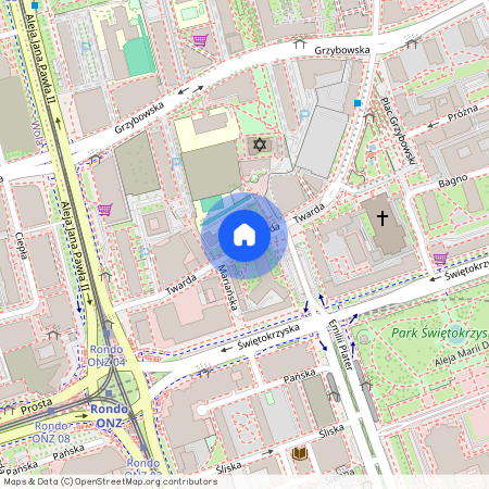 ul. Twarda, Śródmieście Północne, Śródmieście, Warszawa, mazowieckie