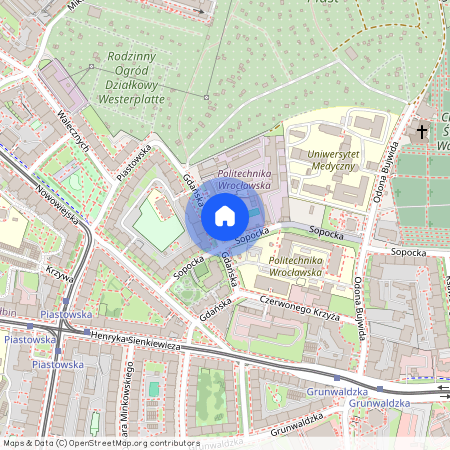 ul. Gdańska, Ołbin, Śródmieście, Wrocław, dolnośląskie