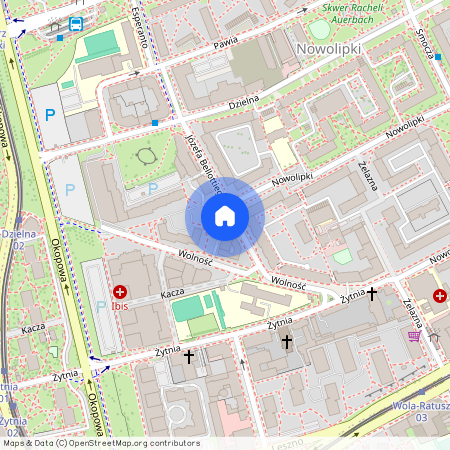 ul. Józefa Bellottiego 1, Nowolipki, Wola, Warszawa, mazowieckie