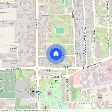 ul. Pocztowa, Michałkowice, Siemianowice Śląskie, śląskie