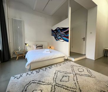 F-Hain: voll möbliertes LUXUS Apartment - 40 m² befristet für max. ... - Photo 1