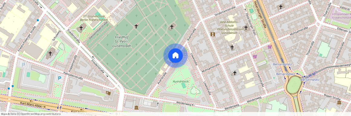 Auerstr., Berlin, Friedrichshain, 10249