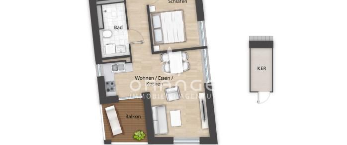 Exklusiver Erstbezug in Bamberg – 2-Zimmer mit Stil und Geschichte - Photo 1