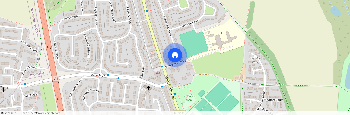 1 bedroom Flat to rent in Warkworth Drive, Wideopen, Newcastle Upon Tyne