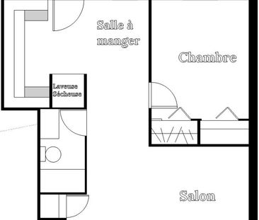 Logement 3 1/2 à Louer St-Roch - Photo 3