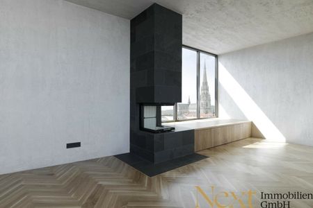 Über den Dächern von Linz - Exklusive Penthousewohnung mit uneinsehbarer Dachterrasse an der Landstraße zu vermieten! - Foto 2