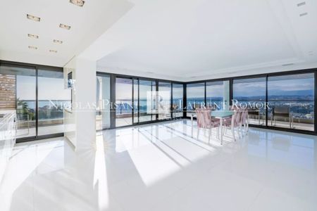 RARE À LA LOCATION – APPARTEMENT D'EXCEPTION 5 PIÈCES – 4 CHAMBRES – VUE MER PANORAMIQUE – TERRASSE – 2 GARAGES - Photo 5