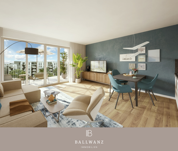 Nachhaltiges Wohnen in Frankfurt Rebstock: 2-Zimmer-Wohnung mit Balkon - Foto 1