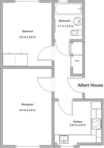 1 Bed Flat, Albert House, SE8 - Photo 3