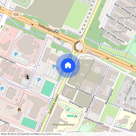 Lund, Skåne, Gamla Dalbyvägen 22