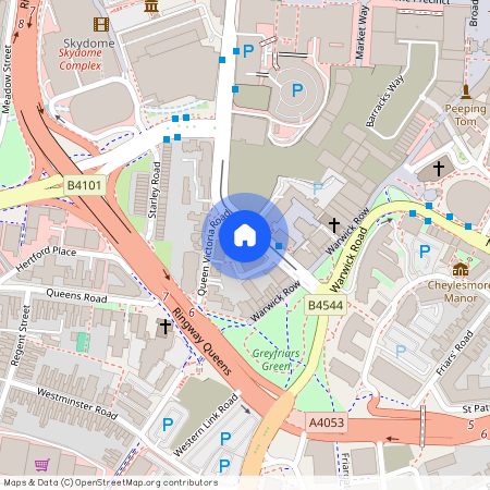 at Manchester, Copy 49, Greyfriars New Apartments CV1