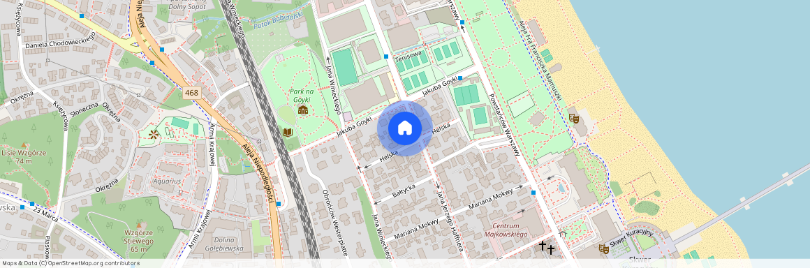 ul. Jana Jerzego Haffnera, Dolny Sopot - Haffnera, Dolny Sopot, Sopot, pomorskie