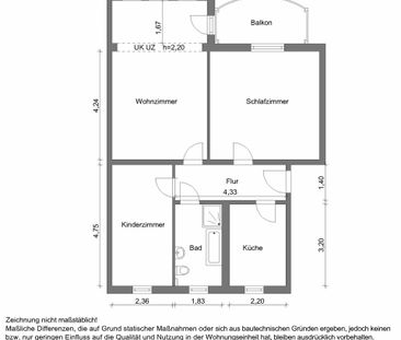 Schnell sein lohnt sich - wirklich schöne 3-Raumwohnung zu vermieten - Foto 1