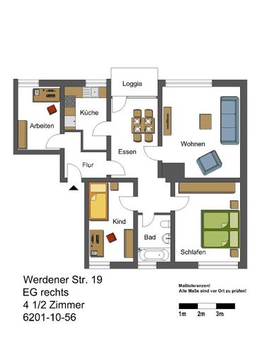 4,5 Raum in Scholven! - Foto 4
