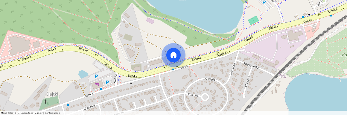 ul. Sielska, Dajtki, Olsztyn, warmińsko-mazurskie