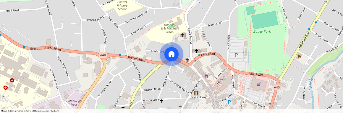 Brecon Road, Abergavenny, NP7