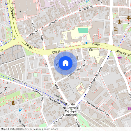 ul. Wesoła, Centrum, Zielona Góra, lubuskie