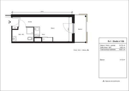 Location Appartement 1 pièce 18m² NIMES 30000 - Photo 2